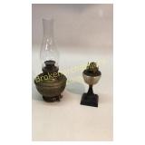 2 Victorian a Oil Lamps
