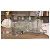 9 Scientific Beakers and Bottles