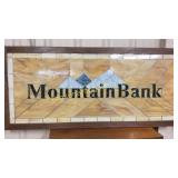 Mountain Bank Stained Glass Window