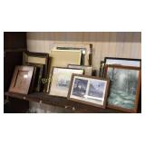 18 Pieces Mixed Art and Frames