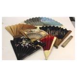 8 Ladies Vintage Fans