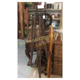 Vintage Transit Stand & Wooden Drone Prop