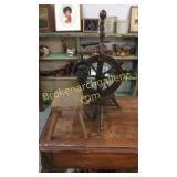 Flax Wheel & Milking Stool