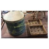 Painted Firkin, Egg Box