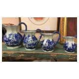 4 Graduated Size Transfer Pitchers