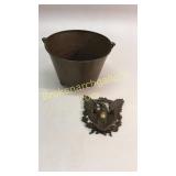 Antonia Brass Kettle, Brass Eagle Door Knocker