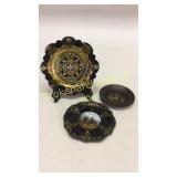 3 Lacquer Ware Plates