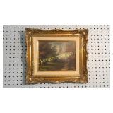 Oil on Canvas, Woodland Path