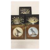 5 Pieces Framed Artwork