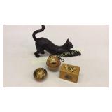 3 Wood Boxes, Decorative Cat