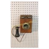 Oak Case .Wall Phone