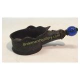 Asian Bronze Water Ladle, Glass Knob
