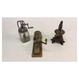 2 Coffee Grinders, Glass Churn