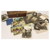 Glove Box, Group Vintage Photos, Postcards