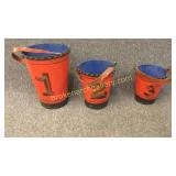 Set of 3 Decorative Fire Buckets
