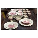 56 Pieces English Abbey Ironstone