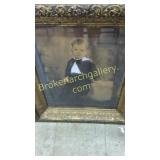 Victorian Tinted Photo Little Boy