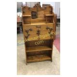 Golden Oak Drop Front Secretary