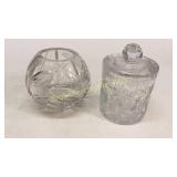 Crystal Rose Bowl, Biscuit Jar