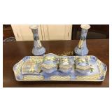 7 Piece Art Deco Bureau Set
