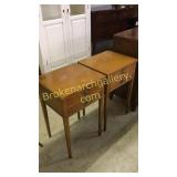 Pair 2 Drawer Nightstands