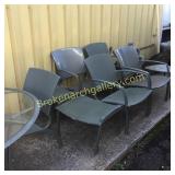 17 Pieces Danish Modern Style Patio Furniture