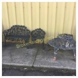 3 Cast Iron Garden Items
