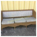 2 Vintage Wicker Sofas