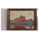 Oil on Canvas Newport Mass. Harbor
