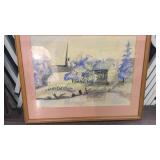 Watercolor of Church