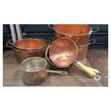 8 Pieces Copper Cookware