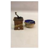 Coffee Grinder, Stoneware Bowl