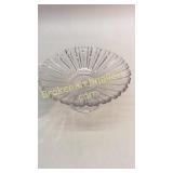 Large Crystal Footed Compote