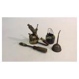 Blow Torch, oil Can, Tool, Cast Iron Pot