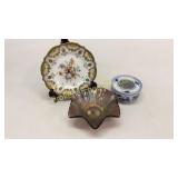 Carnival Glass Bowl, Cabinet Plate, Canton Bowl