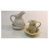 Haeger and McCoy Bowl and Pitcher Sets