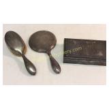 Sterling Dresser Set, Sterling Card Box