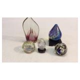 Faberge Egg, Paperweights, Art Glass