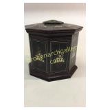 Hand Painted Octagonal Table Box