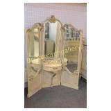 French Provincial Style Triple Vanity