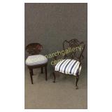 2 Assorted Side Chairs