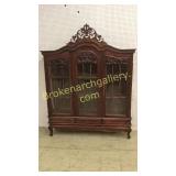 Belgian Style Triple Door Bookcase