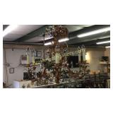 Iron & Glass 5 Light Chandelier