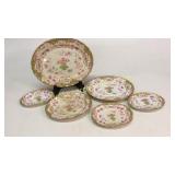 7 Staffordshire Platters