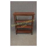 Mahogany 4 Tier Shelf