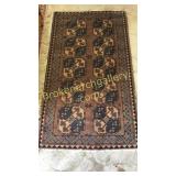 Vintage Turkish Throw Rug