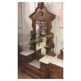 Victorian Marble Top Dresser