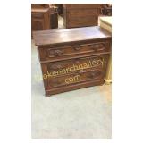 Walnut 3 Drawer Eastlake Chest