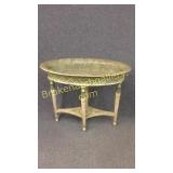 Paint Decorated French Planter W Insert