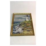 Oil on Board, Lighthouse